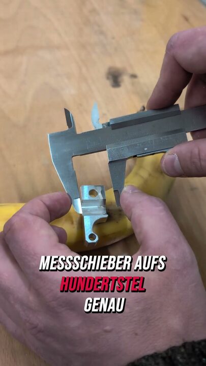 Hundertstel mit analogem Messschieber messen – so wird es gemacht