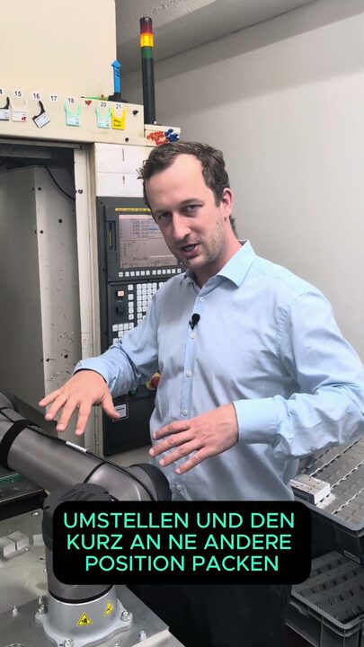 Roboter-Vision bei der Automatisierung einer Fräse
