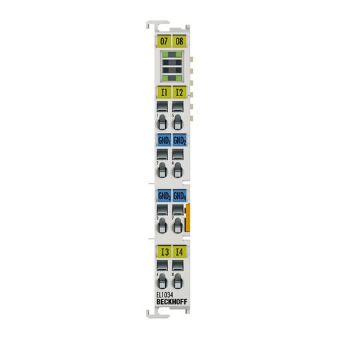 Beckhoff EL1034 | EtherCAT-Klemme, 4-Kanal-Digital-Eingang, 24 V DC, 10 µs, potenzialfrei